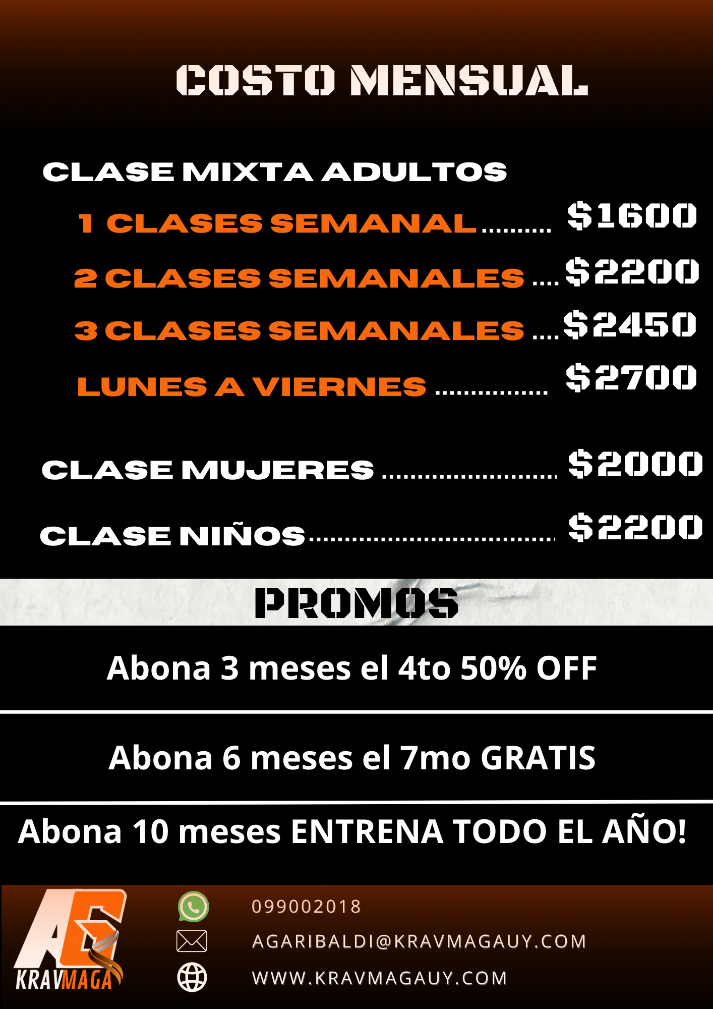 Nuestros Horarios