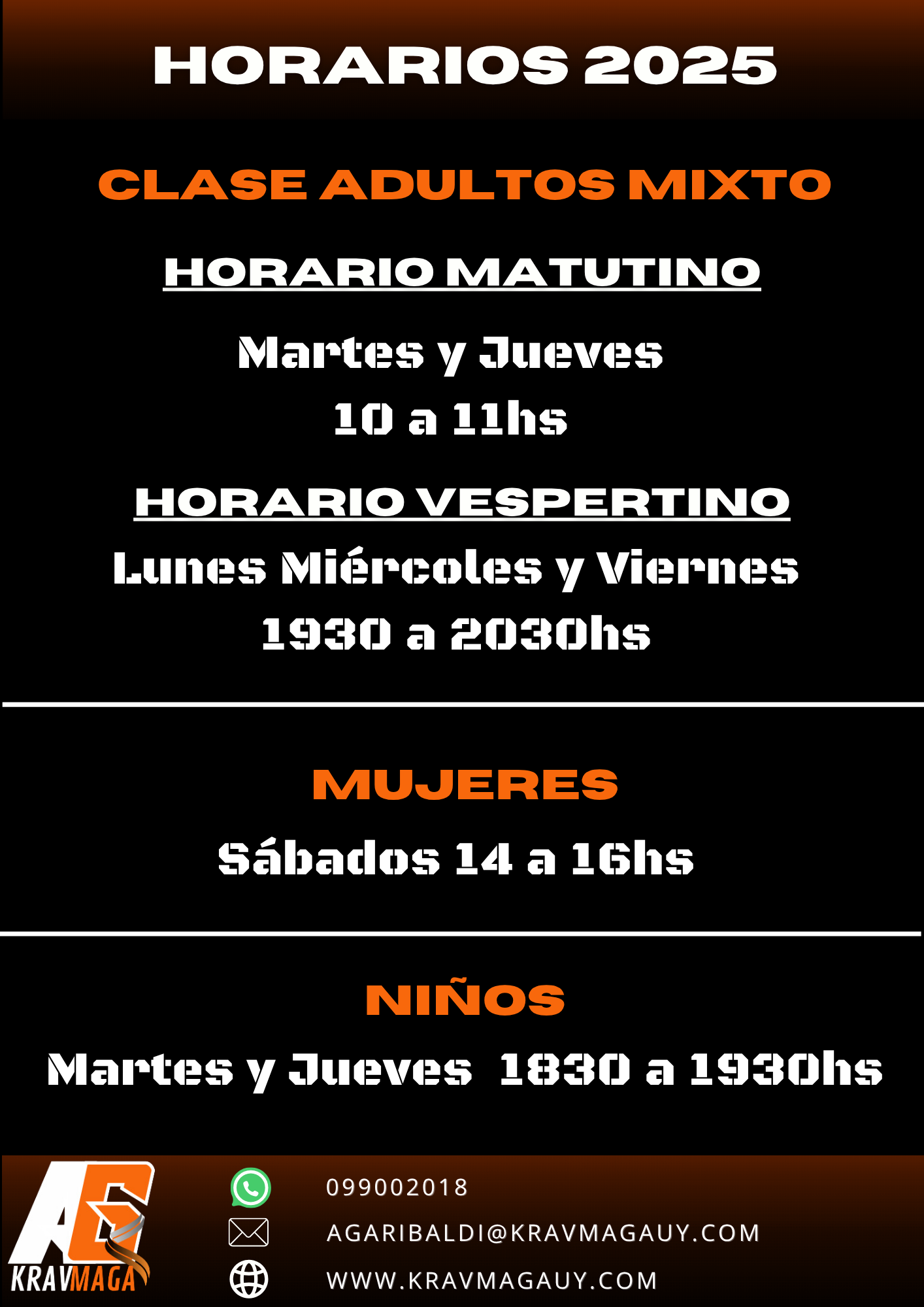 Nuestros Horarios